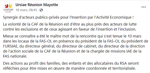 2021, une année phare pour l'URSIAE Réunion-Mayotte | Source : CRESS de La Réunion - www.cress-reunion.com